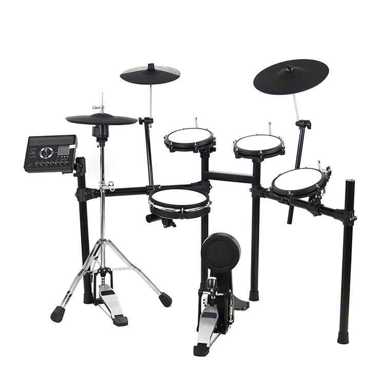 8 Piece 13-inch Three-trigger Cymbal Independent Hi-hat Electric Drum Set