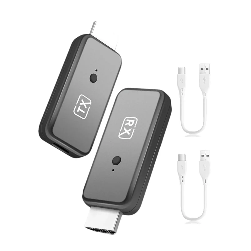 

[AAAE 2026] Wireless -Compatible Transmitter Receiver Adapter For Video And Audio Streaming To Monitor From TV Box/PC/Laptop