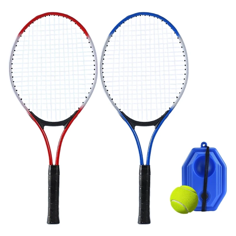 Kind Tennisracket Trainer Schokbestendig Beginner Racket Tennis Trainingsapparatuur Buitensporten Tennisracket Spel Speelgoed