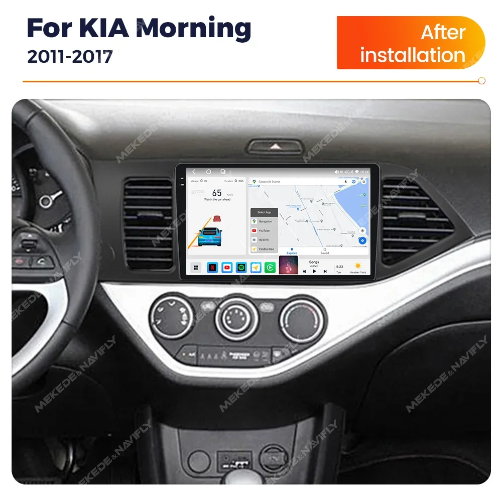 2023 NEW M6 Plus 3D Car Radio Android All in one For Kia Morning 2 picanto 2011-2017 Multimedia Player For Carplay Android Auto