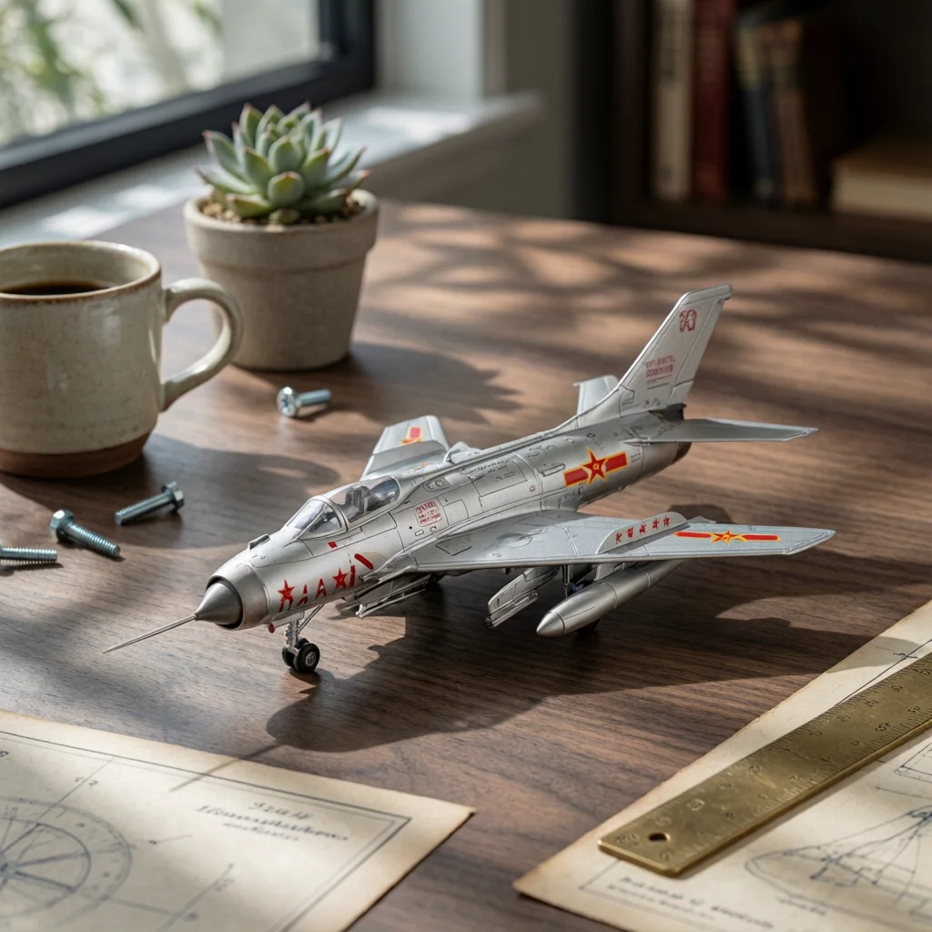 J 6 Fighter Jet Model 1 72 Scale Die Cast Alloy Aircraft Model Collectible for History Enthusiasts