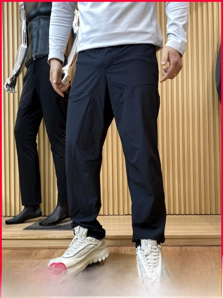 

3D Tailored Outdoor Climbing Sports Men's Casual Pants Qui Dry Breathable Straight Leg Faionable Urban Sle Spring Summer