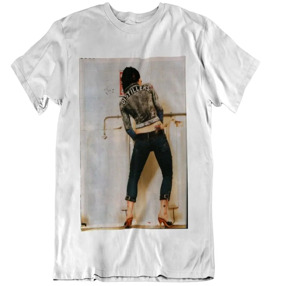 New the distillers shirt White Size S 2XL