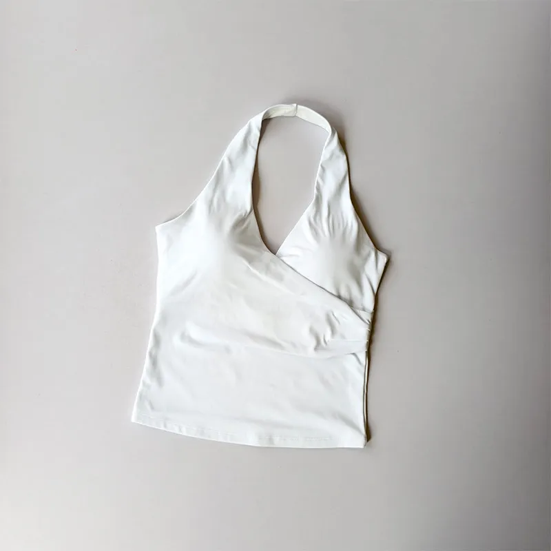 Damen 2026 Neckholder Yoga-BHs Weste Atmungsaktiver Sport-BH Fitness-BH Pilates-Top Beauty-Back Yoga-Workout-Tanktop – Detail 8