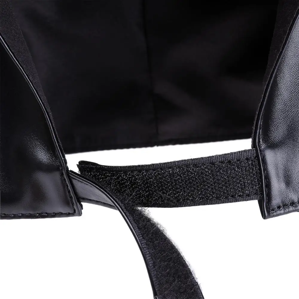 Chapeau de docteur de la peste Steampunk, casquette en cuir Pu à longues oreilles, Costume gothique d'halloween unisexe, accessoire de Cosplay de sorcière et de magicien Y2K Punk