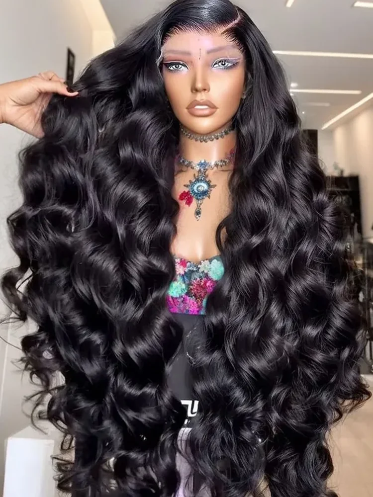 

30 Inch Body Wave Human Hair Front Wig 13x6 13x4 Hd Lace Transparent Frontal wig Pre Plucked Brazilian Human Hair Wigs For Women