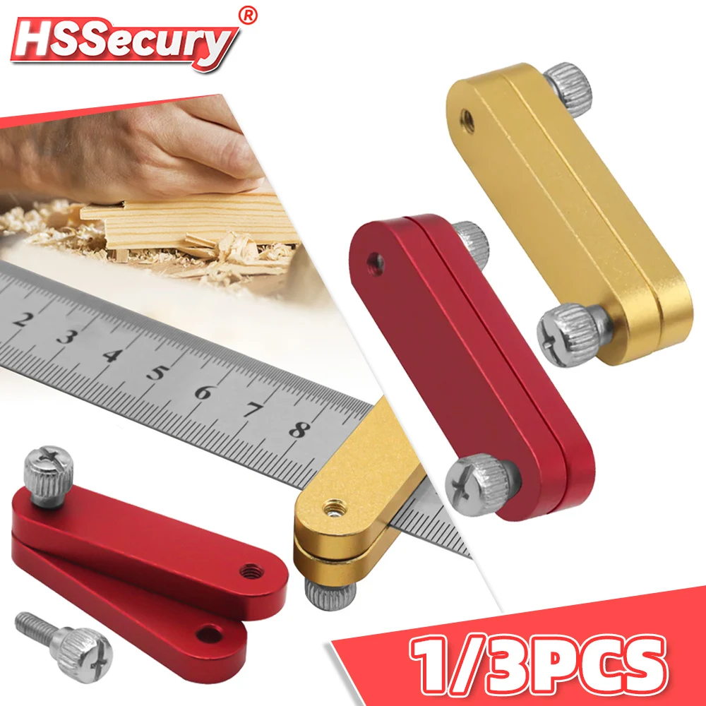 

Steel Ruler Positioning Block Angle Scriber Line Marking Gauge Ruler Locator Woodworking Measuring Tools DIY Carpentry Scriber