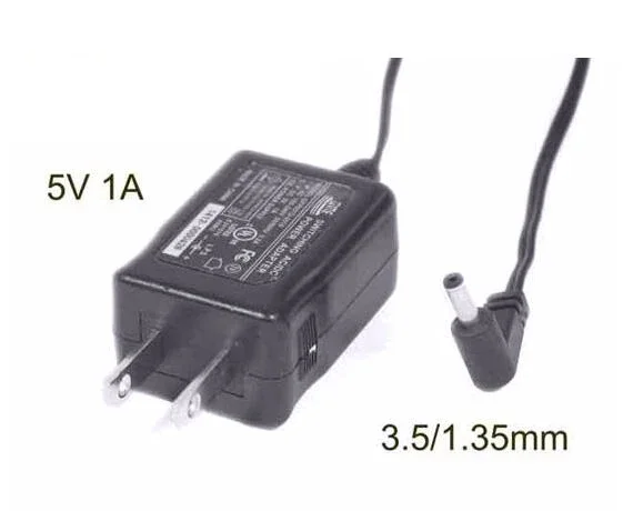 

Power Adapter G051U-050100-1, 5V 1A, Barrel 3.5/1.35mm, US 2-Pin Plug