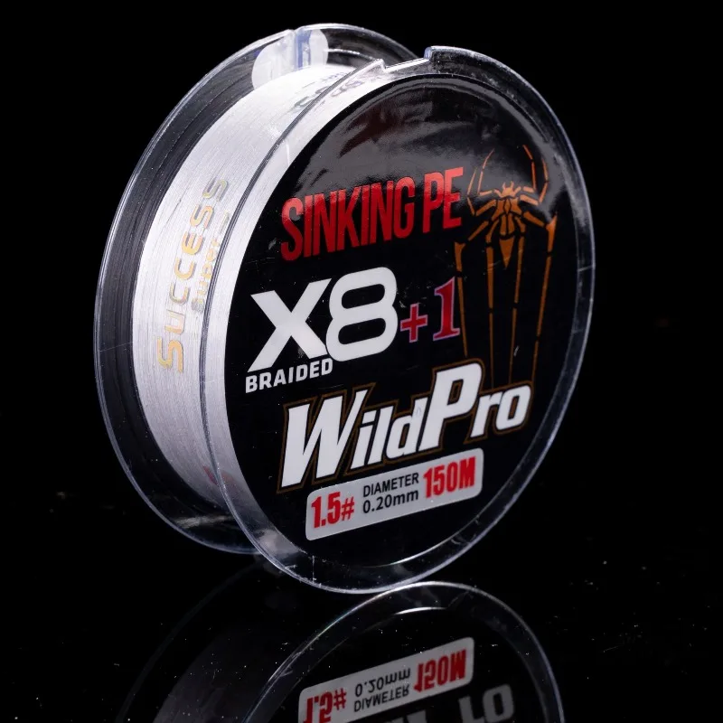 

8-Strand Carbon PE Braided Fishing Line Fast Sinking Abrasion Resistant for Saltwater Big Game Heavy Duty for Casting Tuna Musky