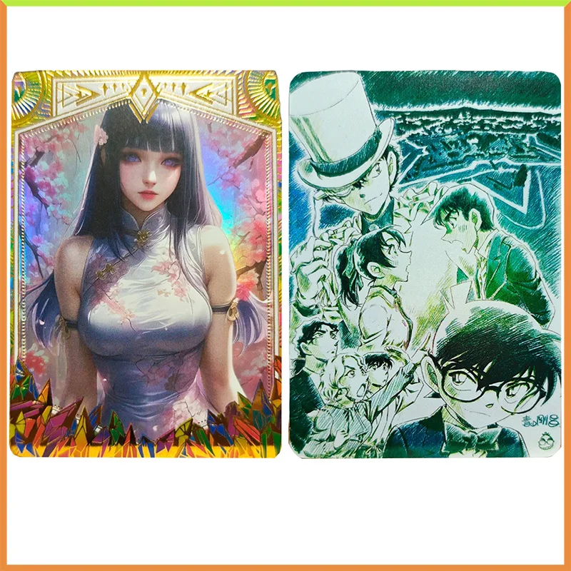 

Anime Goddess Story DIY ACG Game Refraction Collectible Cards Hyuga Hinata Rachel Moore Toys for boys Christmas Birthday Gifts