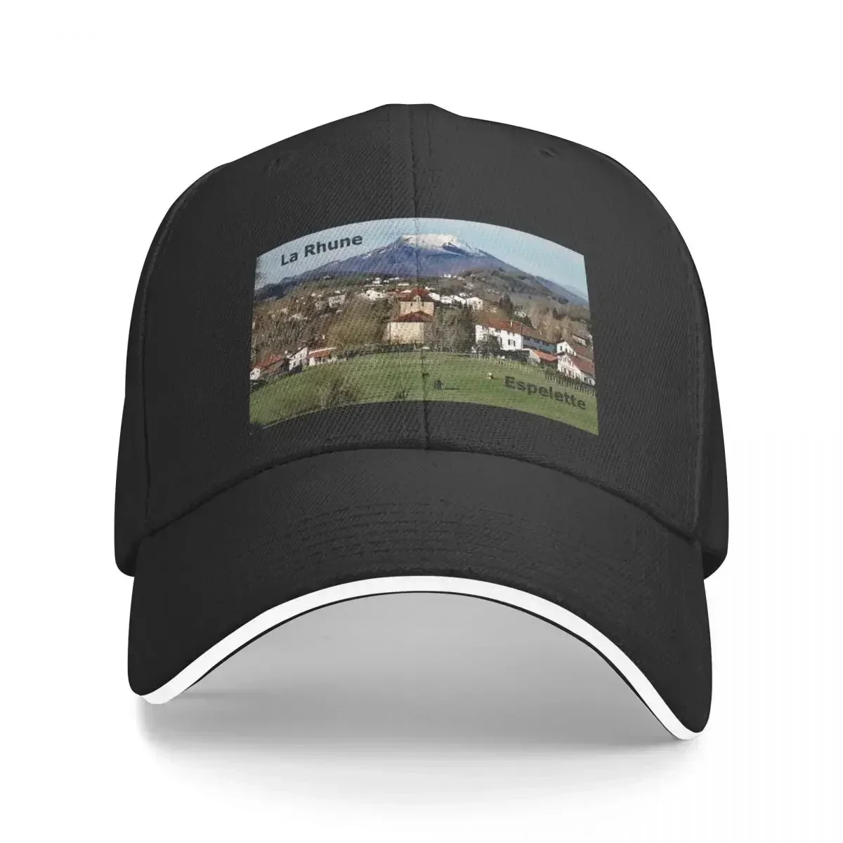 Casquette de Baseball La Rhune et le Village d'espelette, chapeaux d'alpinisme pour hommes, casquette de luxe pour femmes, 2025