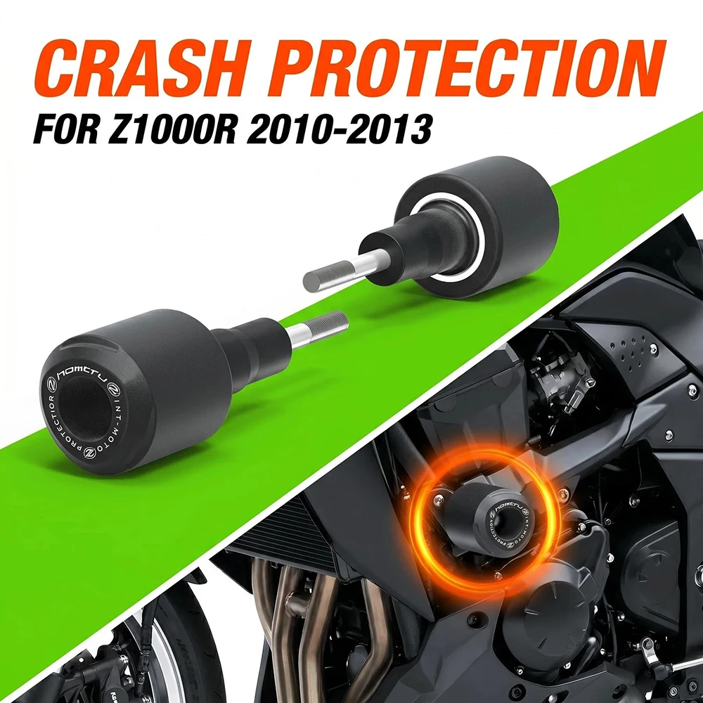 

Motorcycle Falling Crash Protector For Kawasaki Z1000R 2010-2013 Guards Engine Crash Bobbins