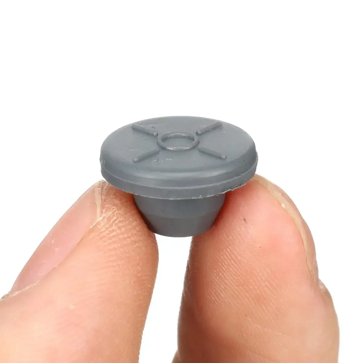 200Pcs Injection Ports Inoculation Medical Rubber For 20mm Glass Bottles Vials Opening Sealing Organizer Stoppers Self Sealing