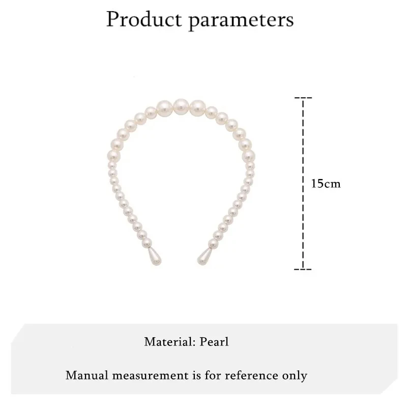 3Pcs Set Pearl Hair Hoop Women Fashion Simple Hair Bands Hair Accessories Girl Simple Temperament Headbands Headwear Gift