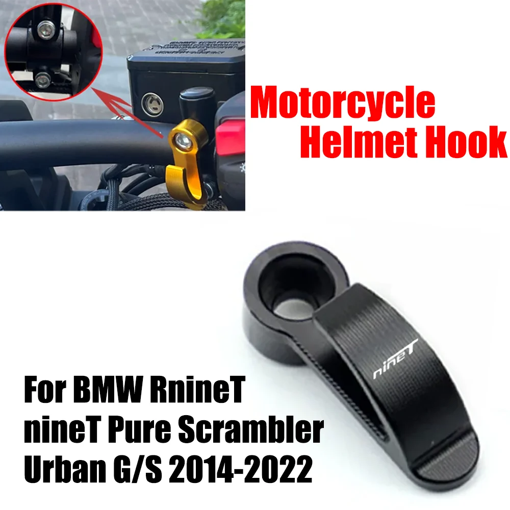 

For BMW RnineT R nineT nine T Pure Scrambler Urban G/S 2014-2022 Motorcycle Accessories Helmet Hook Holder Luggage Bag Hanger
