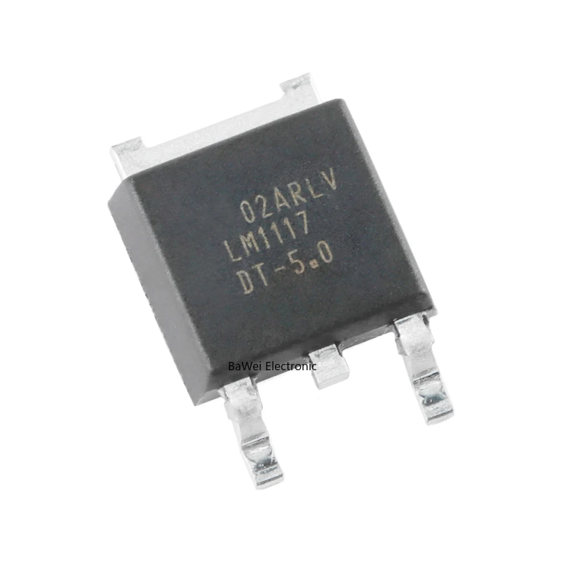 Original LM1117DTX-5.0 NOPB TO-252-3 5V 0.8A linear regulator chip（5PCS）