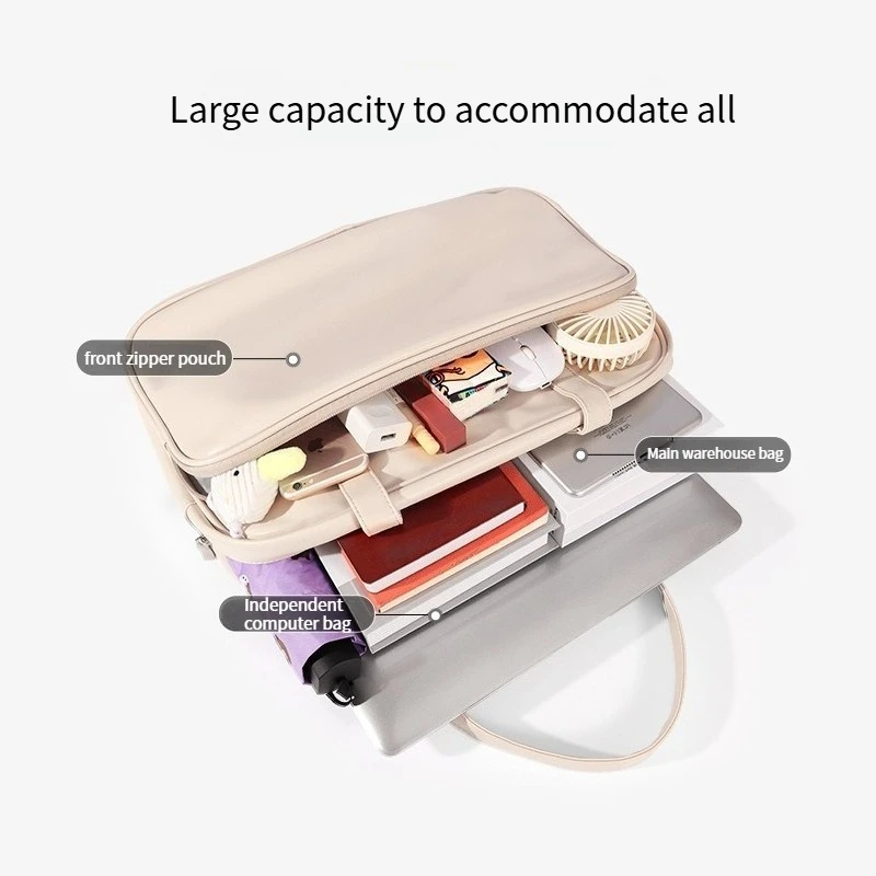 Сумка через плечо на одно плечо, простая повседневная женская сумка большой вместимости, дорожная сумка через плечо, сумка для компьютера 15,6 дюйма