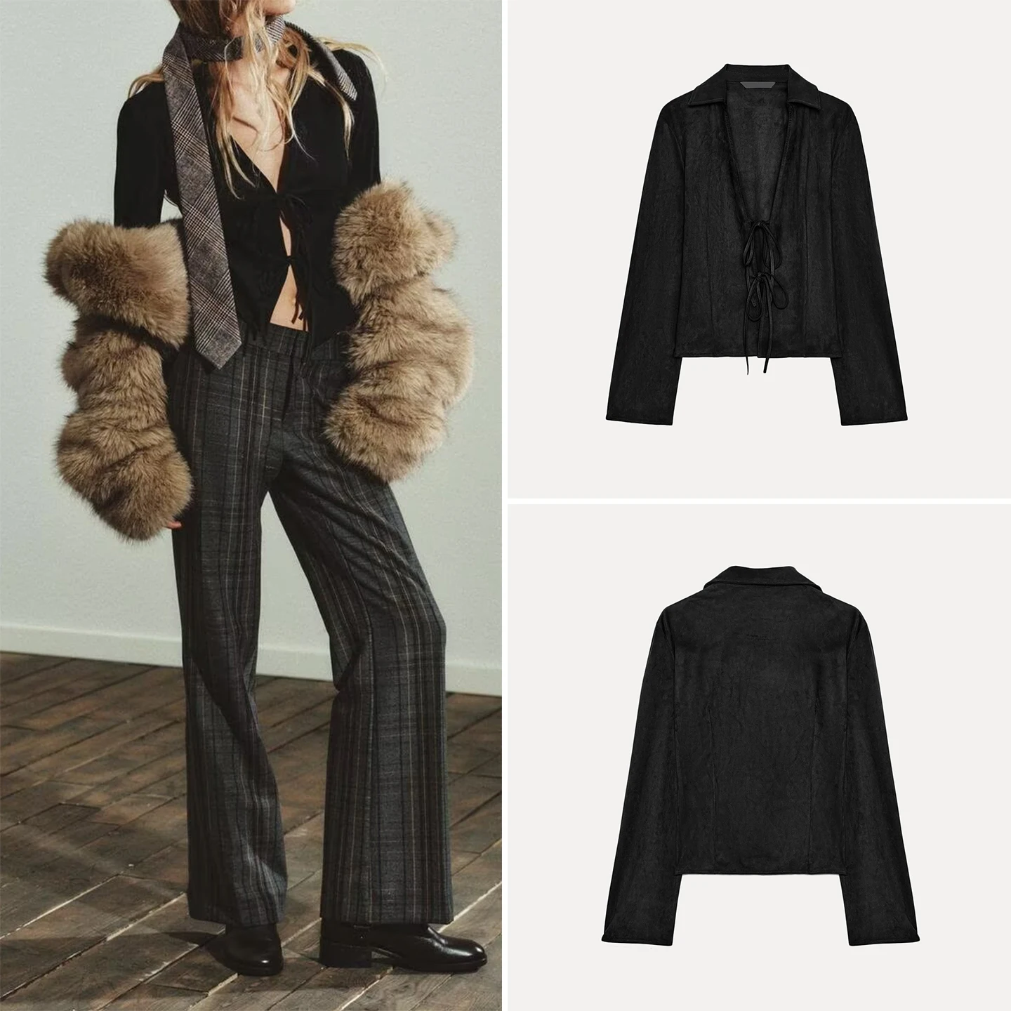 Z Mujer Faionable Color Puro Largo Sve Cinturón irt Versátil Moda 2025 Nueva Llegada Juventud Casual ort Longitud