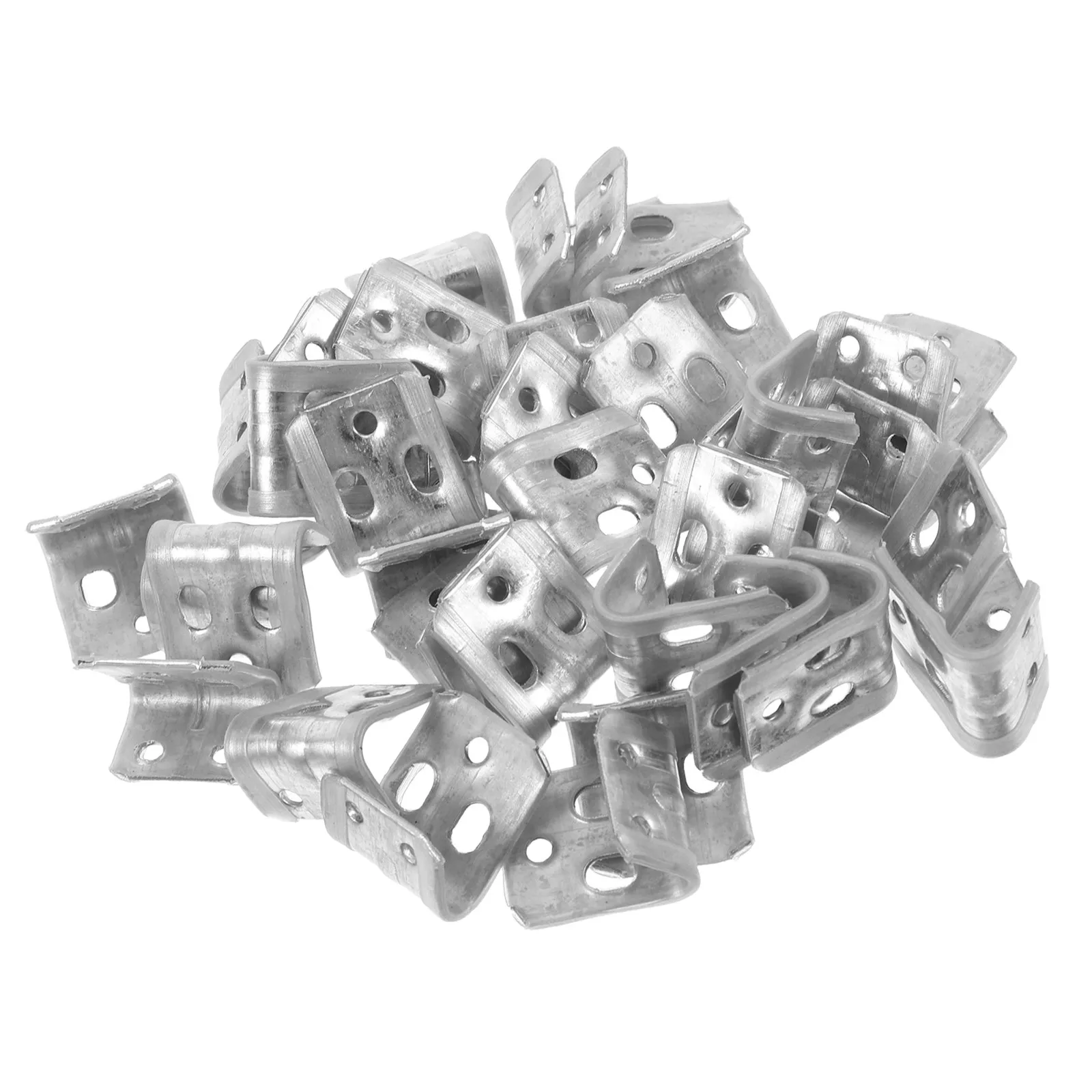 100Pcs Sofa Hardware Clips Heavy Duty Furniture Connectors for Sofa Bed Repair Sectional Spring Fasteners