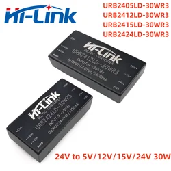 Hilink 24V to 5V 12V 15V 24V 30W DC-DC Power Supply Module URB2405LD-30WR3 URB2412LD-30WR3 Isolation DC DC Power Converter