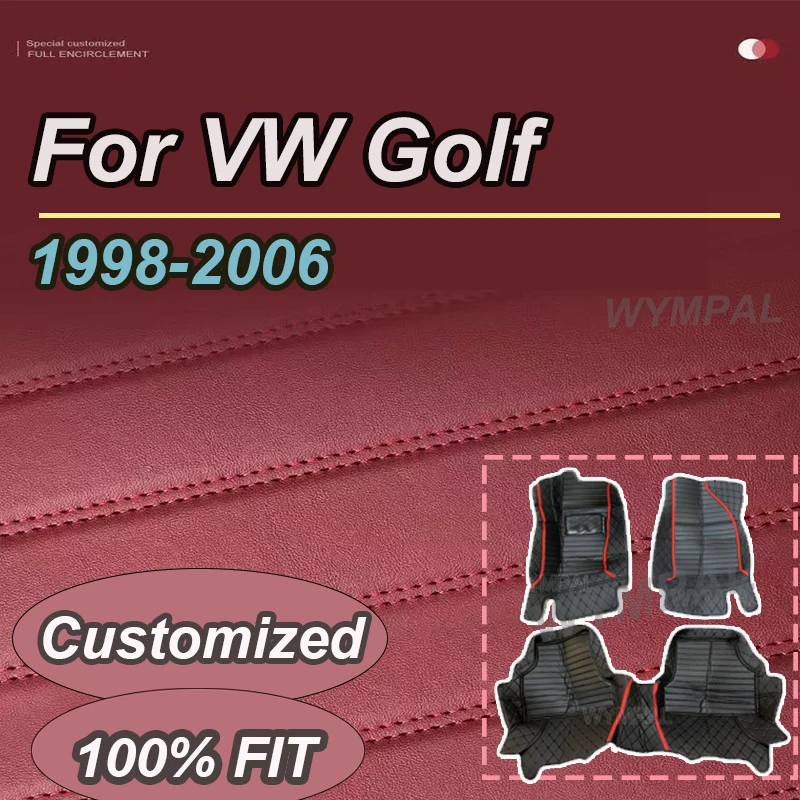 

LUXURY автомобильный коврик в багажник для VW Golf Mk4 1J TDI 1998 ~ 2006 грязевой коврик автомобильные коврики специальные аксессуары для интерьера автомобиля