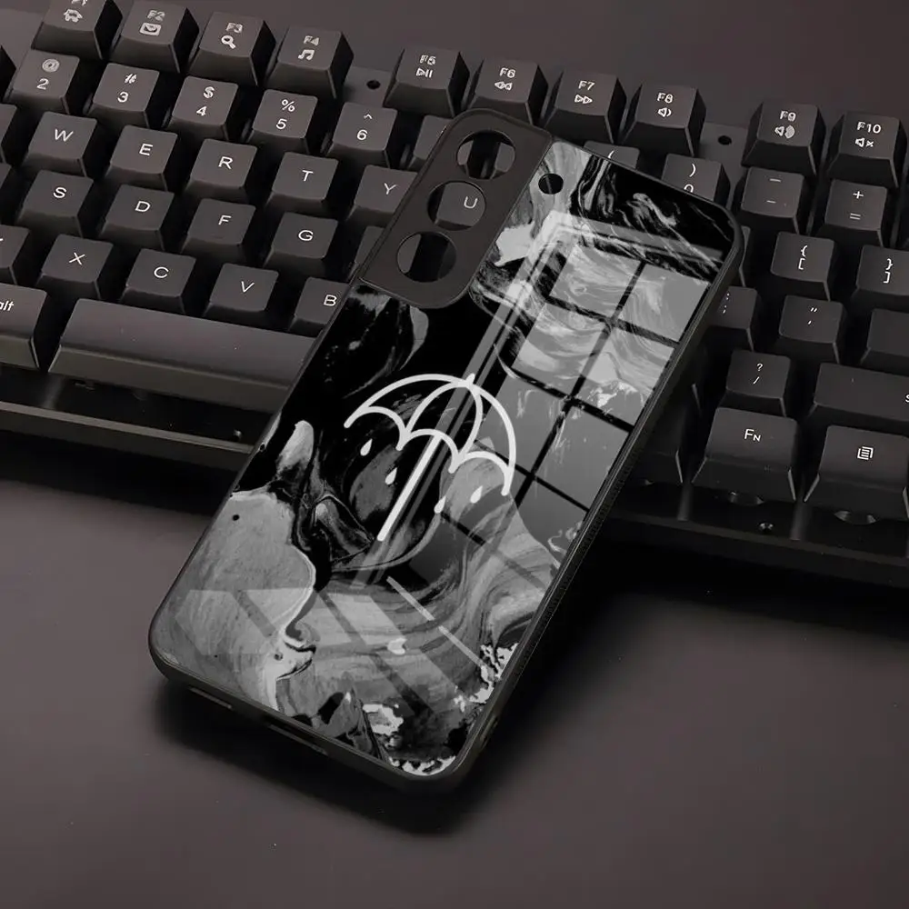 BMTH B-Bring Me The H-Horizons Phone Case For Samsung S24 S23 S21 S20 A34 A54 A53 M54 Note 20 Ultra Plus 2024 Glass Cover