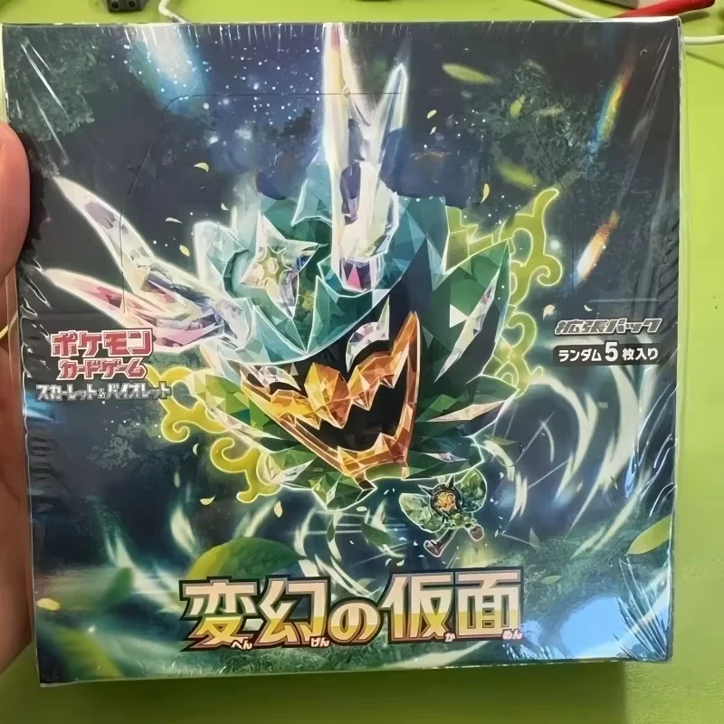 

New Hot Original Japanese Version Ptcg Mask Of Illusion Card Pack Collectible Swap Card Scarlet And Violet Card Festvial Gifts