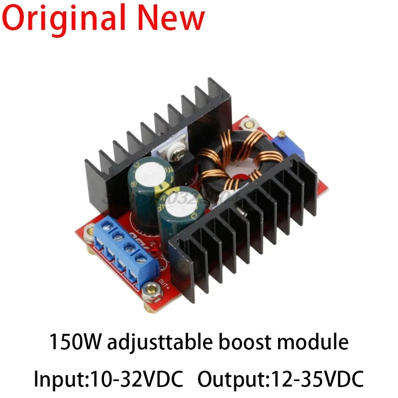 150W Boost Module DC-DC Car Notebook Mobile Power Supply 12V-32V To 12-35V Adjustable Step Up Converter Board Booster 0.08kg-x