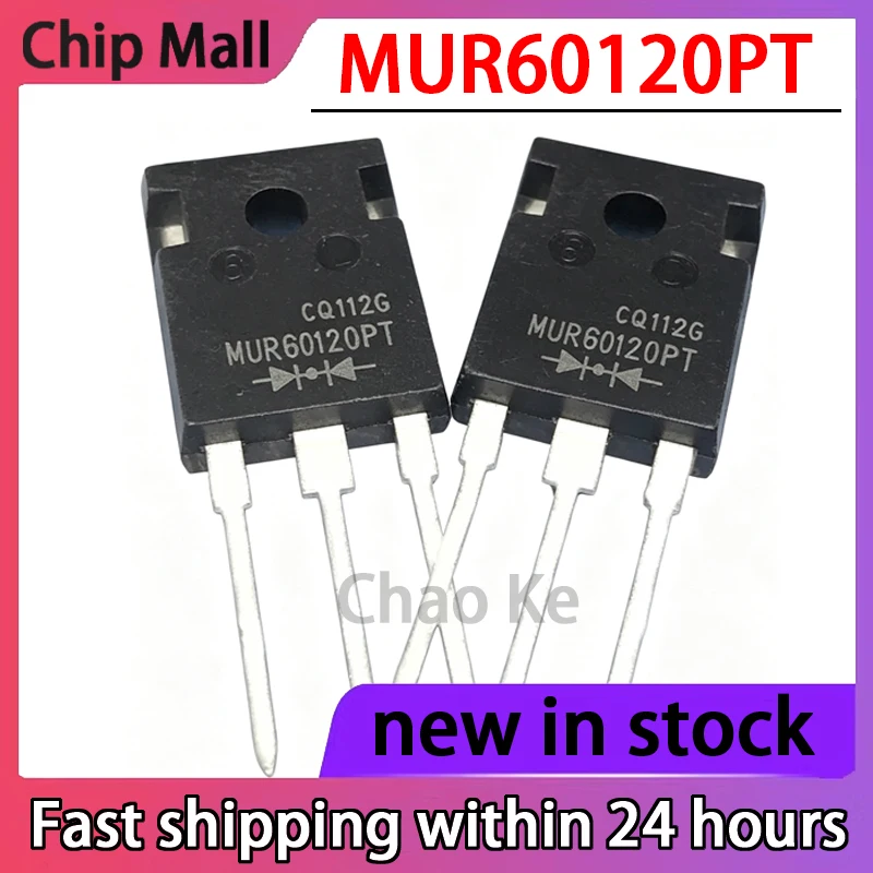 5PCS MUR60120PT TO-247 New 1200V 60A Fast Recovery Rectifier Diode