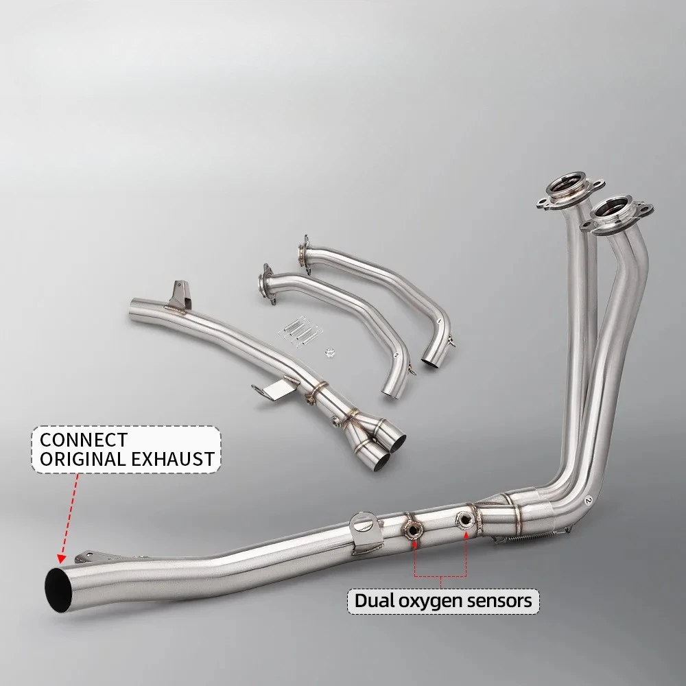 For Honda XL 750 Transalp 23-26 Transalp 750 XL750 CB750 Hornet Motorcycle Exhaust System Header Link Pipe Escape 51MM Slip On