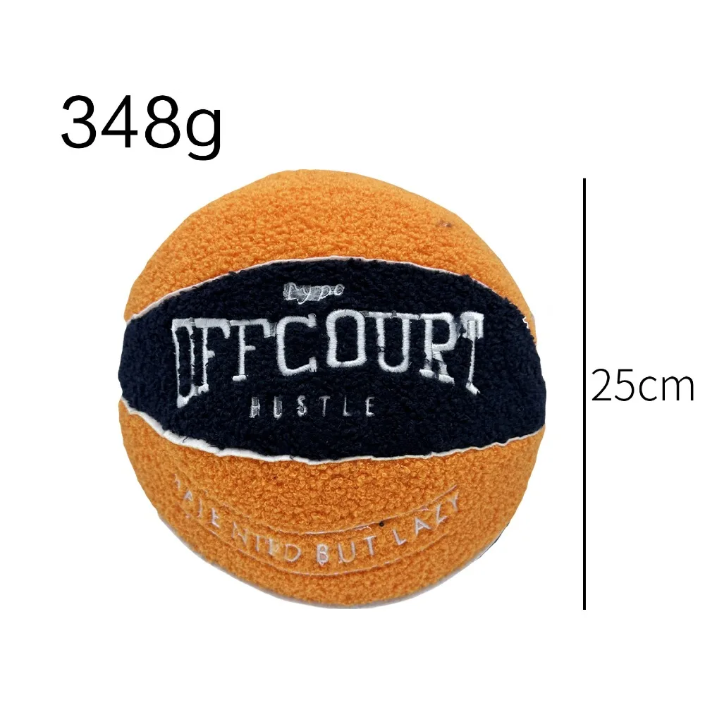 Offcourt basquete travesseiro basquete de alta qualidade travesseiro 25cm engraçado realista basquete travesseiro boneca crianças brinquedos