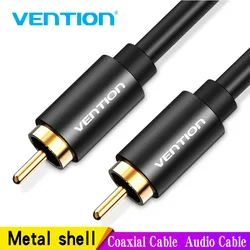 Vention RCA do RCA z męskiego na męskie stereofoniczny kabel audio 1m 1.5m 2m kabel koncentryczny kabel wideo RCA do wzmacniacza telewizyjnego strona główna z męskiego na męskie