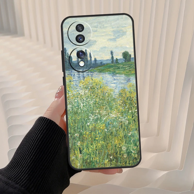 حافظة كلود مونيه لهاتف هونور ماجيك 7 لايت 5 6 برو لهاتف هونور 200 400 50 70 90 X9 X8a X8b X9a X9b X9c #3