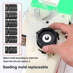 صف اليد بذر حديقة أداة زراعة البذور الذرة الحلوة الفاصوليا تخطيط البازلاء بذر الخضار موزعة الأسمدة المحمولة أعلى 8 مبيعات لبذر الذرة - رقم 6