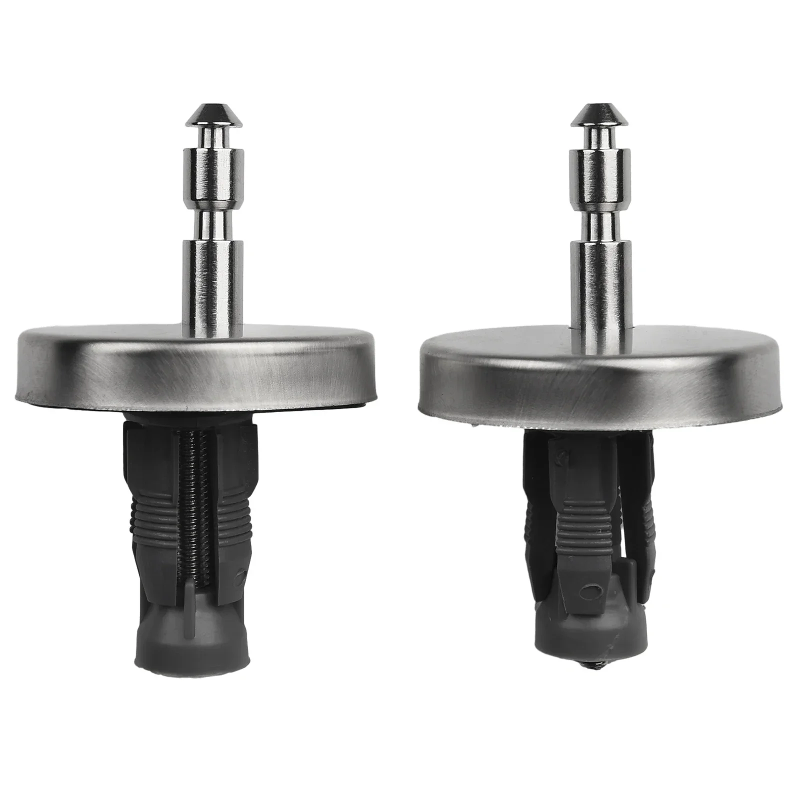 2 Pcs Stainless Steel Toilet Lid Tops Fixing Hinge Toilet Seat Hinges Soft Release Quick Release Replacement Parts