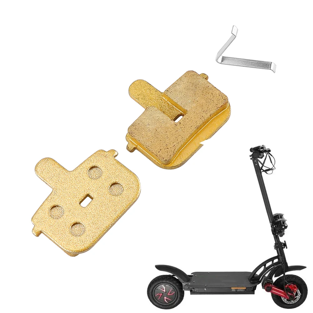 Copper Pads Brake Pads Electric Scooter For Bicycle Brake Calipers For Forever For Tongli Gold Color Strong Braking Force