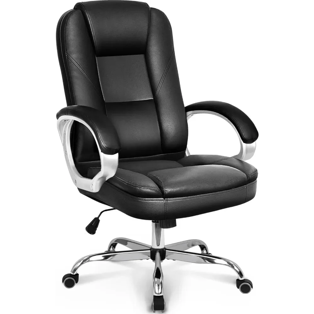 Office Chair Computer Desk Chair Ergonomic High Back Cushion Lumbar Support