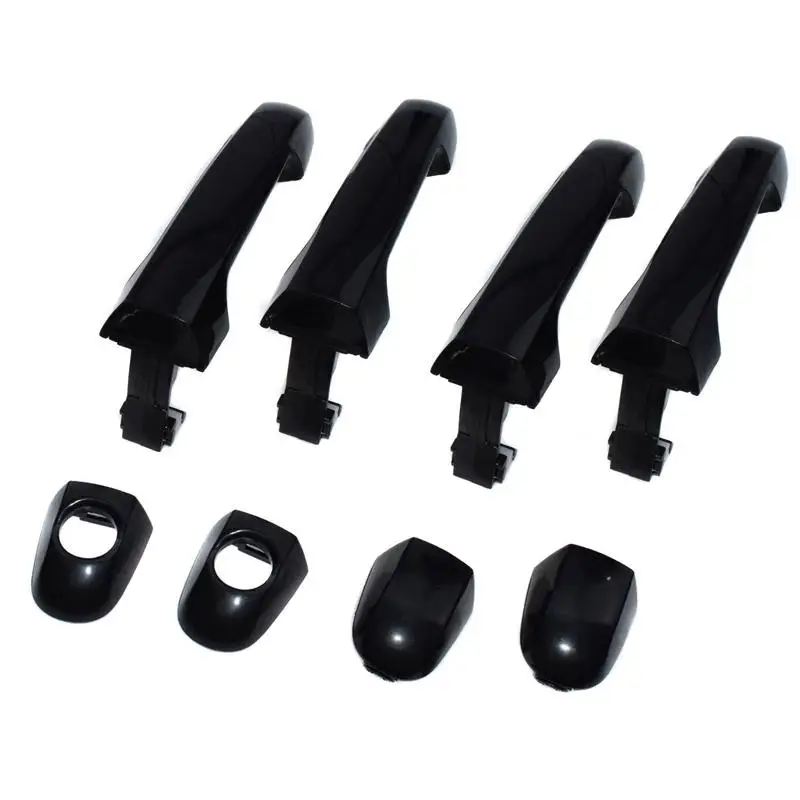 

82661-2H000 82651-2H000 80698 80697 1 комплект наружной передней задней черной дверной ручки подходит для Hyundai Elantra 2006 2007 2008-2012