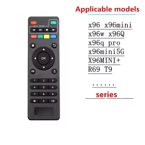 ZLRLMHY X96Q Universal Intelligent Remote Control Suitable For H96 Pro+Android TV Box KODI Box, MXQ Pro 4K、T95M、MX9、H96,T95(N/X)