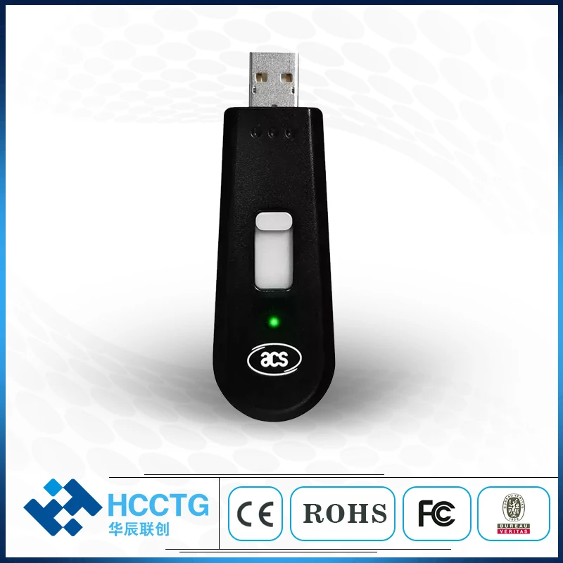 Pembaca NFC Token USB II Pembaca Tanpa Kontak Sesuai CCID untuk Verifikasi Identitas, Program Loyalitas, Perbankan Online ACR1251T