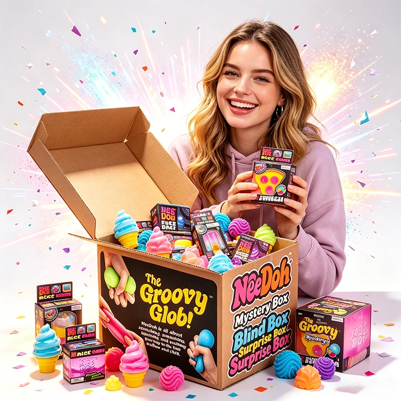 2026 NeeDoh Schylling Squeez T - Mystery Box Blind Bag review and price