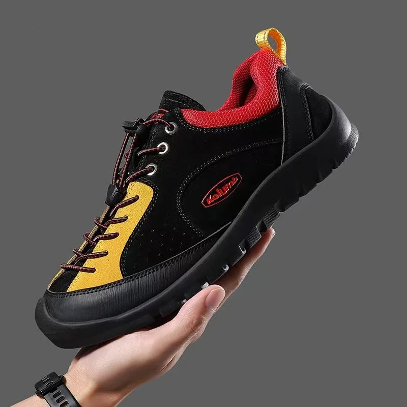 Men's Mountaineering Hiking Shoes Walking Breathable Outdoor Sneakers Training Sneakers Climbing Cross Country Jogging Shoes