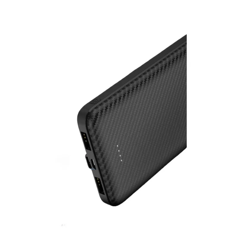 20000mAh 10000mAh Power Bank with Large Capacity Fiber Texture Case Design Thin and Easy To Carry Dual Input