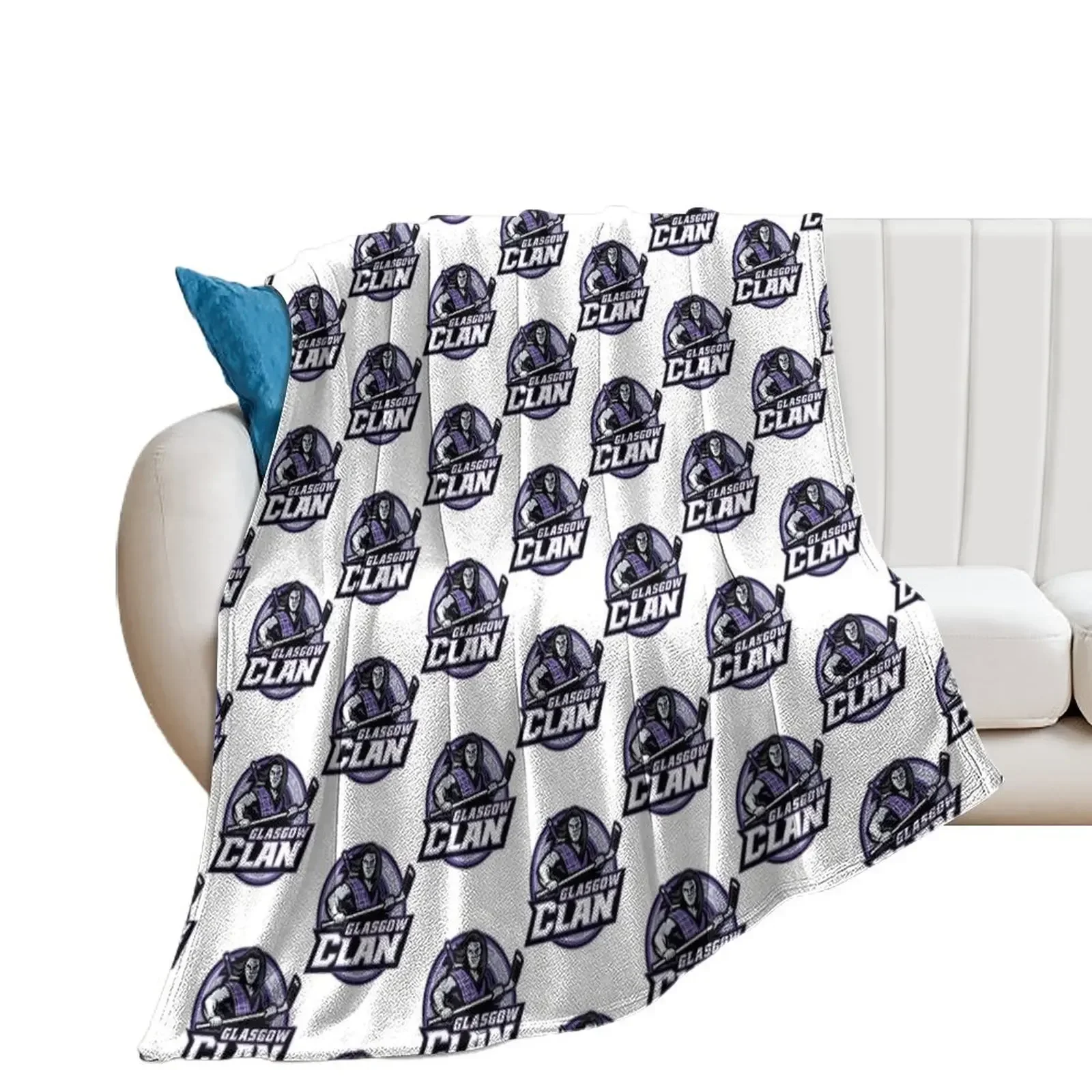 

Glasgow Clan Logo Throw Blanket halloween Summer Furrys Blankets