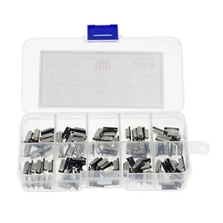 10Values HC-49S Quartz Resonator SMD Oscillator Kit 4MHz 6MHz 8MHz 12MHz 16MHz 24MHz 25MHz 48MHz 2Pin Electronic set