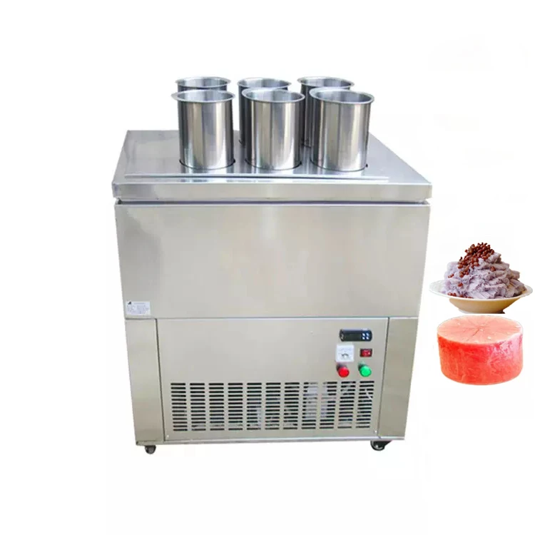 Bevriezing ijsblokjesmachine Ronde sneeuw ijsblok vriezer machines