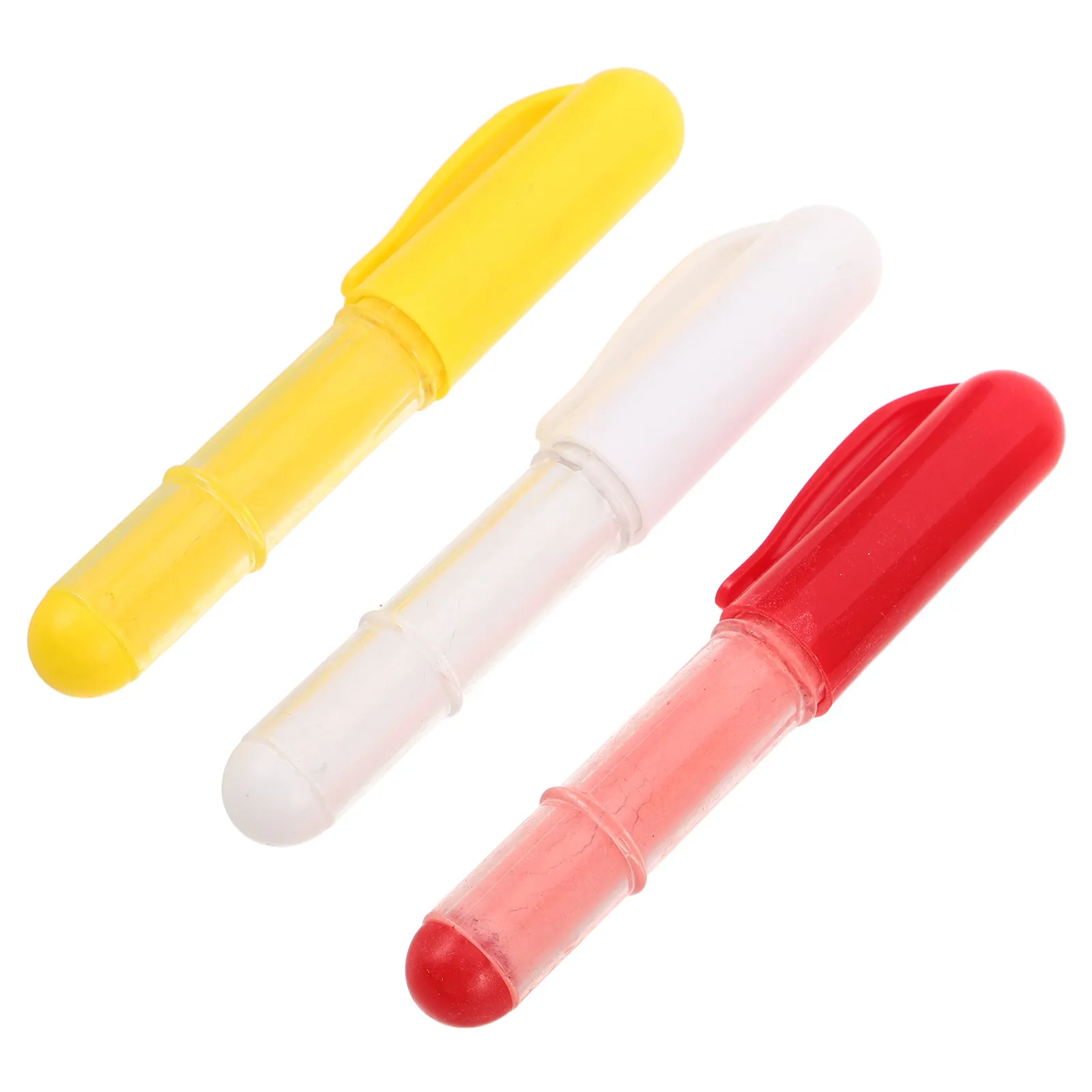 

3Pcs Sewing Chalk Marker Set Refillable Tailor Pencil Fabric Marking Pen Washable Wipeable for Dressmaking Quilting Crafts