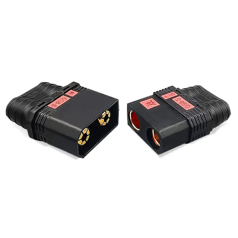 

Коннектор для аккумуляторов JHD QS8-S Heavy Duty, золотой, с защитой от искр, мощный штекер для радиоуправляемых дронов для защиты растений и моделей автомобилей
