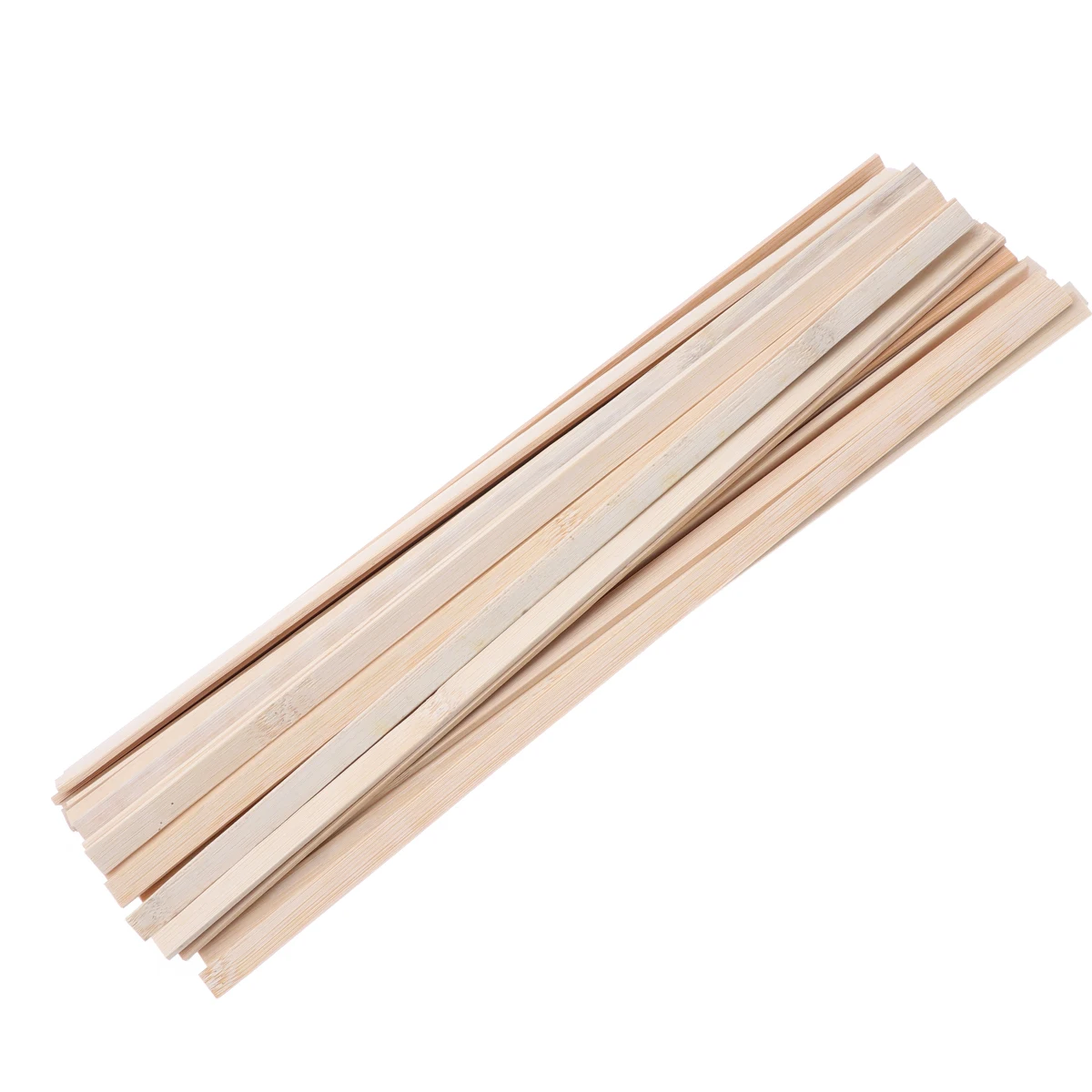 

50pcs Bamboo Material Craft Sticks Smooth Flexible DIY Kit for Cage Model Handicrafts Photo Props Parties Wedding