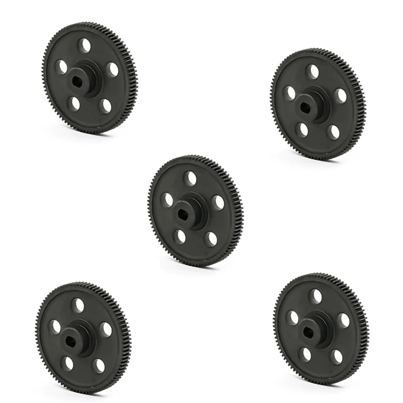 

YSUN-5X Metal Spur Gear 87T For HSP RGT E86100 Upgrade Parts 180024 RC 1/10 Rock Crawler 94180 86100,Black